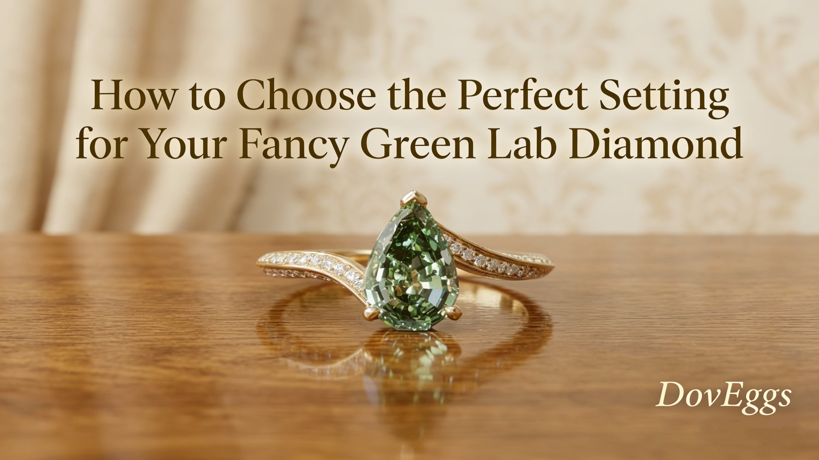How to Choose the Perfect Setting for Your Fancy Green Lab Diamond ...