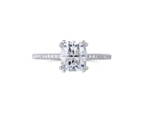 What kind of moissanite diamond ring is suitable for different hand types?