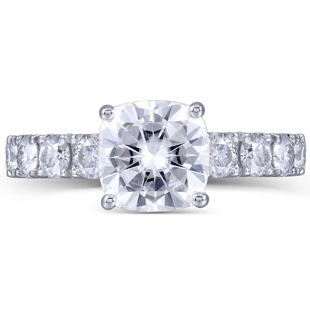 How much is a moissanite engagement ring cost?