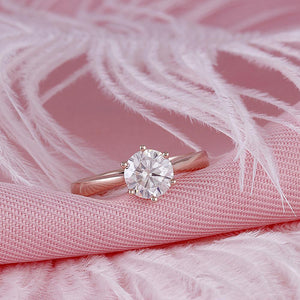 What is A Moissanite ring made of?