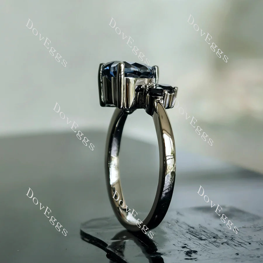 Doveggs pave engagement ring only semi-mount only(Exclusively to DovEggs Stones)