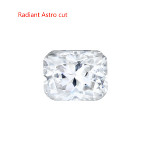 Doveggs 1ct-5ct Astro cut moissanite loose stone