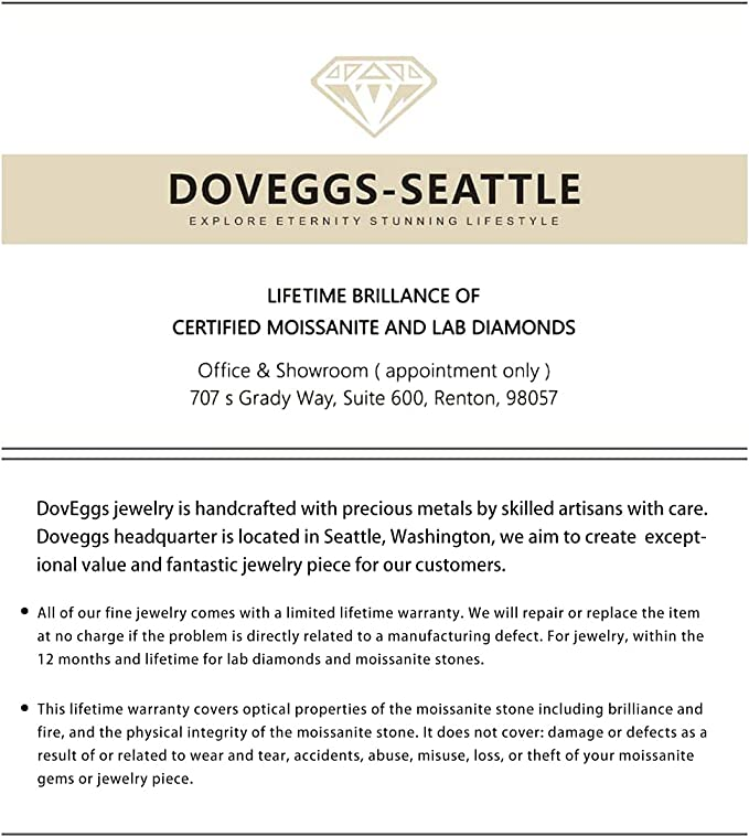 DovEggs 2ct radiant vintage moissanite engagement ring