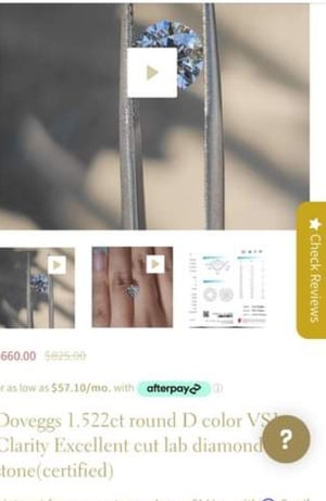 Layaway for loose diamond( first 50%)