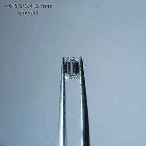 Kat’s Fab Five Emerald Bezel moissanite/lab grown diamond wedding band-2.6mm band width