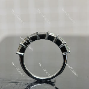 (size 5.75-6) Doveggs baguette moissanite wedding band