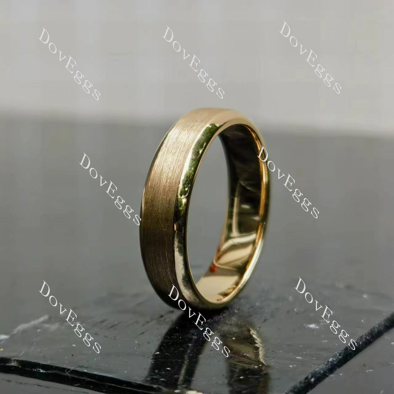 Doveggs tungsten brushed wedding band-5mm band width