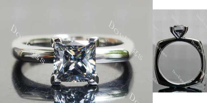 DovEggs solitaire engagement ring semi-mount only(Exclusively to DovEggs Stones) - DovEggs-Seattle