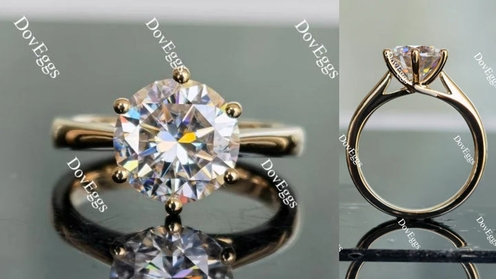 Doveggs solitaire engagement ring semi-mount only(Exclusively to DovEggs Stones) - DovEggs-Seattle