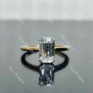 Doveggs Modified Elongated Cushion Solitaire Lab Grown Diamond Engagement Ring