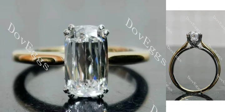 Doveggs solitaire engagement ring semi-mount only(Exclusively to DovEggs Stones) - DovEggs-Seattle