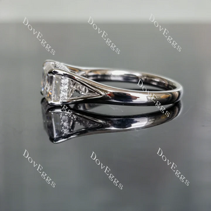 Doveggs split shanks engagement ring only semi-mount only(Exclusively to DovEggs Stones)