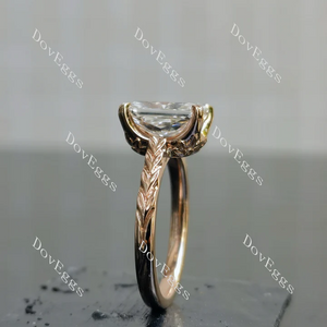 Brayleigh carved solitaire engagement ring only semi-mount only(Exclusively to DovEggs Stones)
