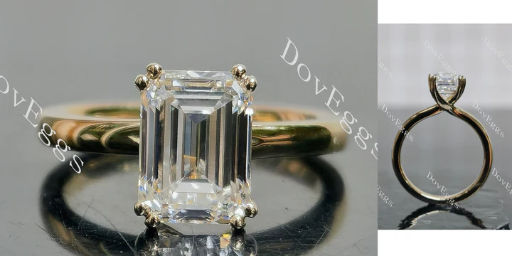 Doveggs solitaire engagement ring only semi-mount only(Exclusively to DovEggs Stones) - DovEggs-Seattle