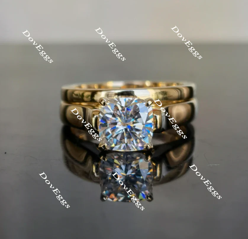 DovEggs pave engagement ring semi-mount only(Exclusively to DovEggs Stones)