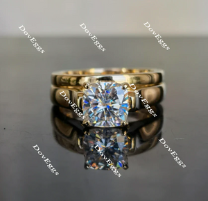 DovEggs pave engagement ring semi-mount only(Exclusively to DovEggs Stones)