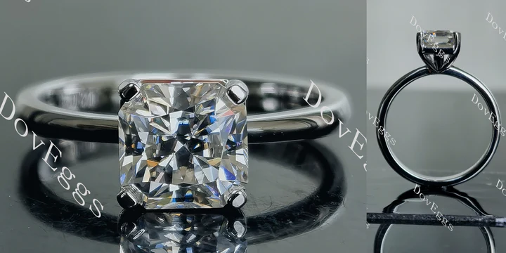 DovEggs solitaire engagement ring only semi-mount only(Exclusively to DovEggs Stones)