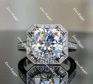 DovEggs halo pave vintage engagement ring only semi-mount only(Exclusively to DovEggs Stones)