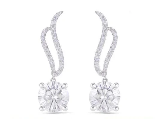 Doveggs drop & dangle earrings only semi-mount (Exclusively to DovEggs Stones)