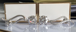 Doveggs drop & dangle earrings only semi-mount (Exclusively to DovEggs Stones)