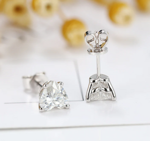 Doveggs solitaire stud earrings semi-mount only(Exclusively to DovEggs Stones)
