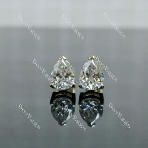 Doveggs solitaire stud earrings only semi-mount (Exclusively to DovEggs Stones)