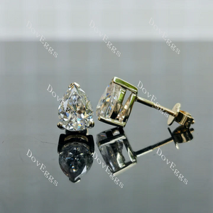 Doveggs solitaire stud earrings only semi-mount (Exclusively to DovEggs Stones)