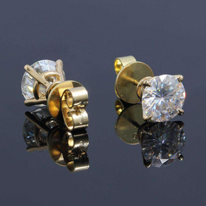 Doveggs solitaire stud earrings only semi-mount (Exclusively to DovEggs Stones)