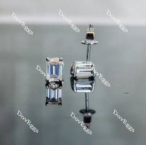 Doveggs solitaire stud earrings only semi-mount (Exclusively to DovEggs Stones)