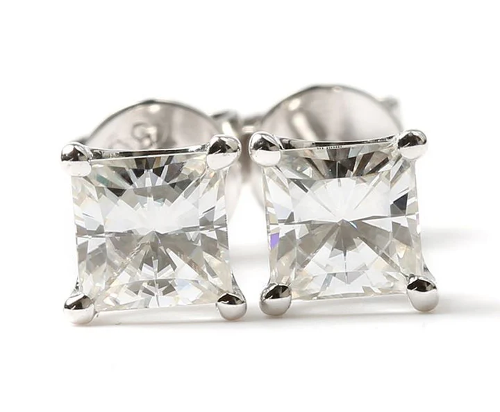 Doveggs solitaire stud earrings only semi-mount (Exclusively to DovEggs Stones)