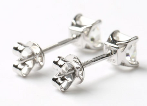 Doveggs solitaire stud earrings only semi-mount (Exclusively to DovEggs Stones)