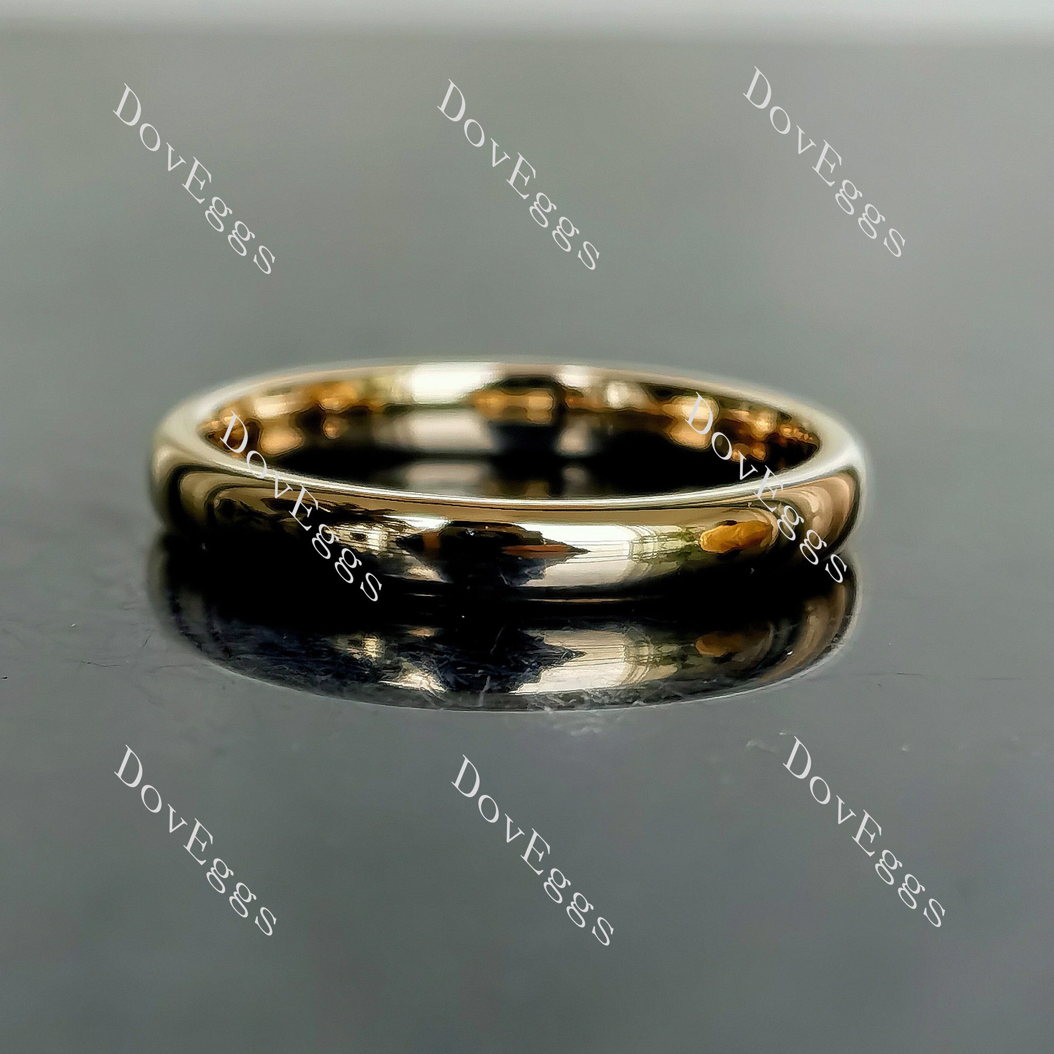 Doveggs plain wedding band-2.0/3.0mm band width