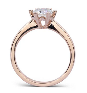 Doveggs solitaire engagement ring semi-mount only(Exclusively to DovEggs stones)