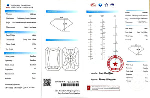 1.62ct Radiant Brilliant Cut Lab Diamond - F.V. Yellow Color VVS1 | Doveggs Certified