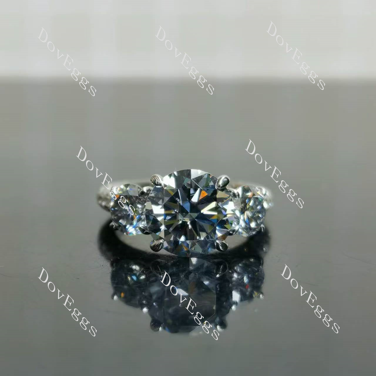 Stardust Grey Moissanite DovEggs Seattle