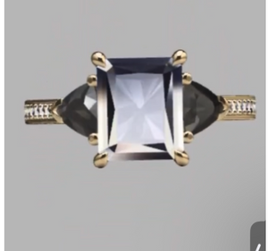 Customization of 3 stones ring