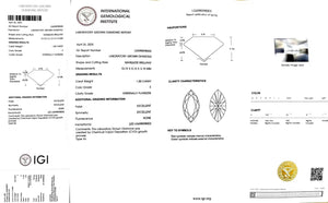 1ct Marquise Brilliant Cut Lab Diamond – E Color IF | Doveggs Certified