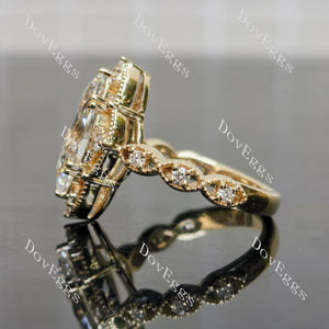 Doveggs marquise vintage moissnaite engagement ring