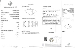 Doveggs 2.038ct cushion D color VS1 Clarity Excellent cut lab diamond stone(certified)