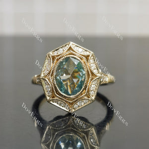 Group order vintage art deco pave engagement ring only semi-mount only(Exclusively to DovEggs Stones)