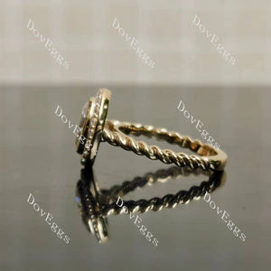 Group Order halo all shape all color available moissanite/colored gem engagement ring