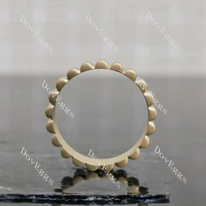 Doveggs grosgrain plain wide wedding band-5mm band width