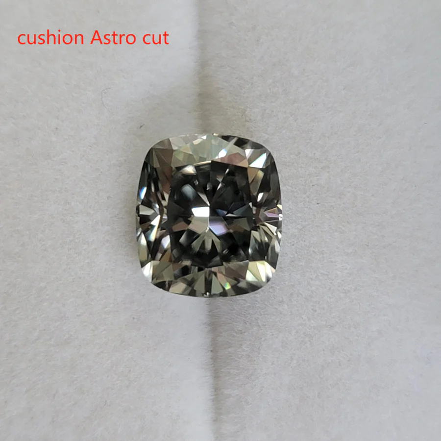 Doveggs 1ct-5ct Stardust Grey moissanite loose stone