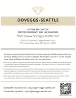 Doveggs vintage solitaire engagement ring semi-mount only(Exclusively to DovEggs stones)