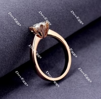Doveggs solitaire engagement ring semi-mount only(Exclusively to DovEggs stones)