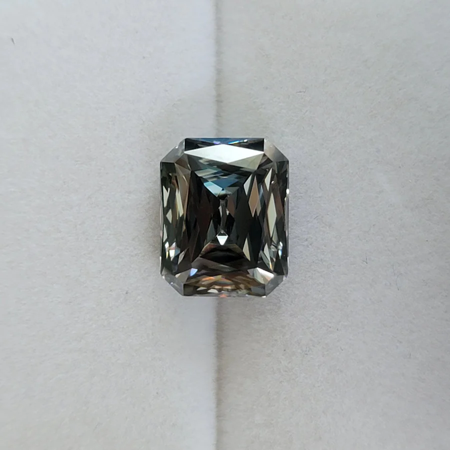 Doveggs 1ct-5ct Stardust Grey moissanite loose stone