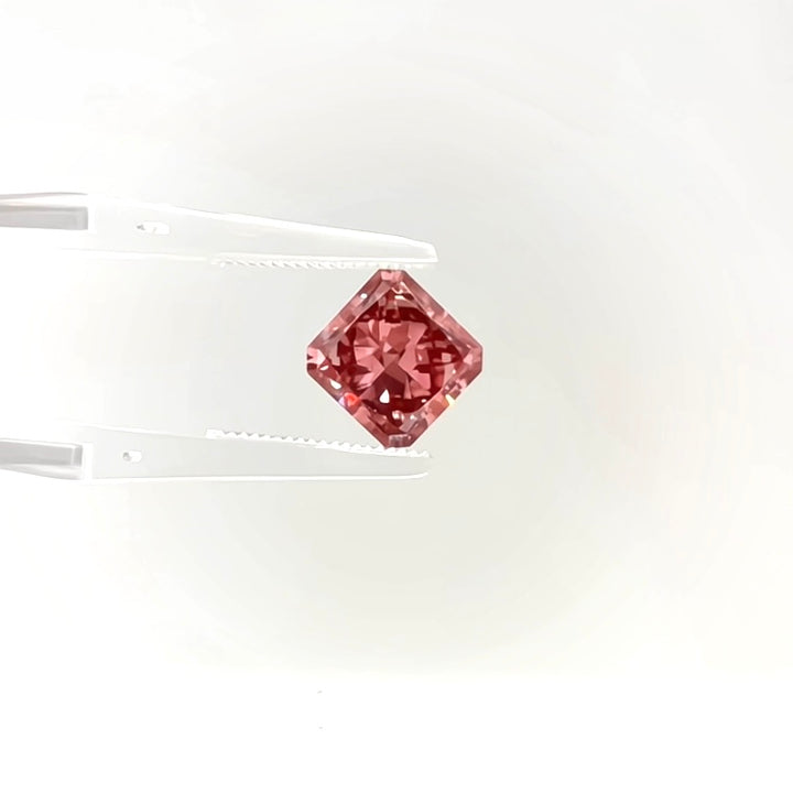 DovEggs 2.63ct radiant fancy vivid pink VS1-LAB GROWN DIAMOND-EV515203788