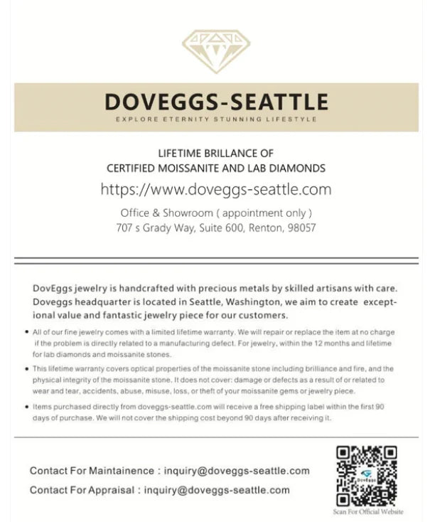 Doveggs solitaire stud earrings only semi-mount (Exclusively to DovEggs Stones)