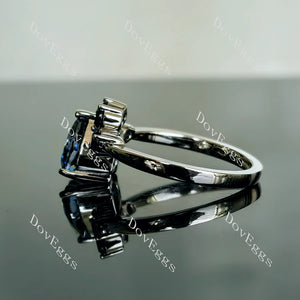 Doveggs pave engagement ring only semi-mount only(Exclusively to DovEggs Stones)