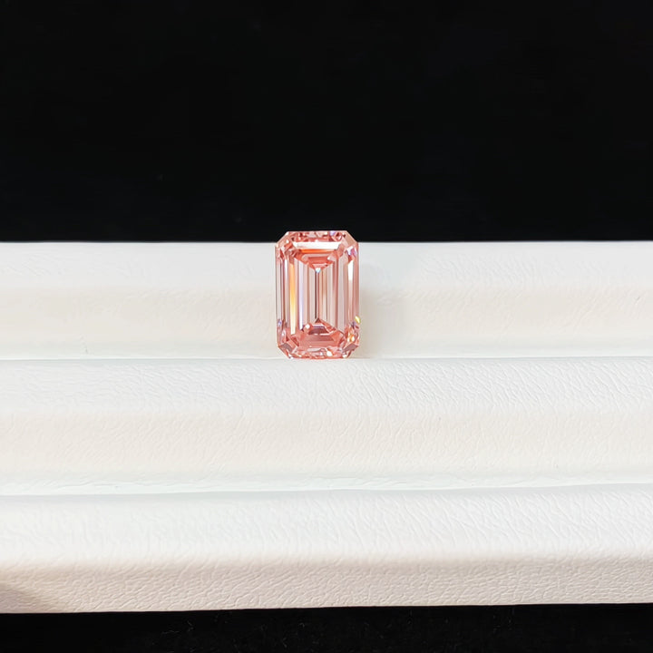 DovEggs 3.08ct emerald fancy vivid pink VS1-LAB GROWN DIAMOND-EVD715595316